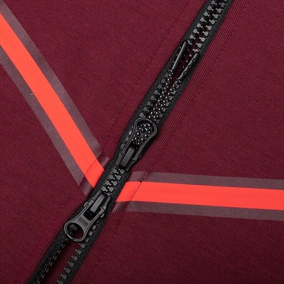 Nike Men's Sportswear Tech Fleece Set (Pants & Hoodie) XXL DarkBeetroot CU4489 - Picture 7 of 13